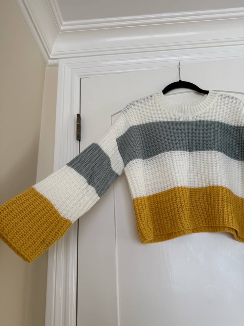 Sincerely Jules, Cropped Striped Sweater - Picture 3 of 8
